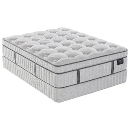 Queen 18" Euro Top Hybrid Mattress and 5" Biltmore Low Profile Foundation